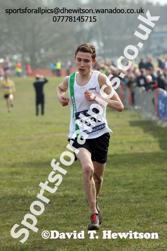 Boys under-15s 2016 Inter Counties Cross Country Champs. and Cross Challenge Final, Cofton Park, Birmingham. Photo: David T. Hewitson/Sports for All Pics